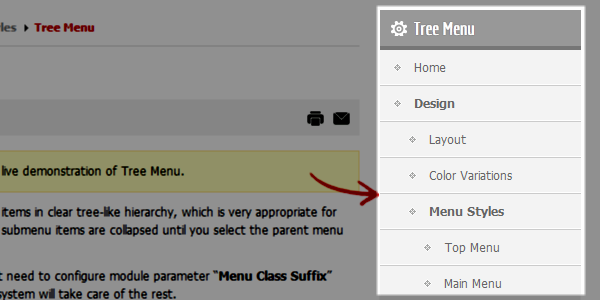 Tree Menu